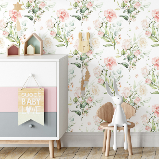 Papier peint Enfants - Floral