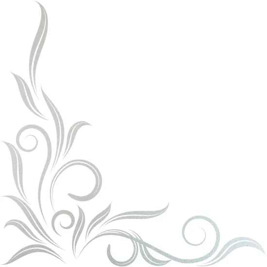 Frosted Window Glass Sticker - Ornament