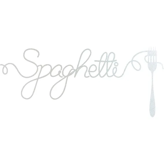 Frosted Window Glass Sticker - Set Ofchen Pasta