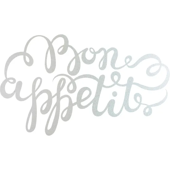 Frosted Window Glass Sticker - Enjoy your meal
