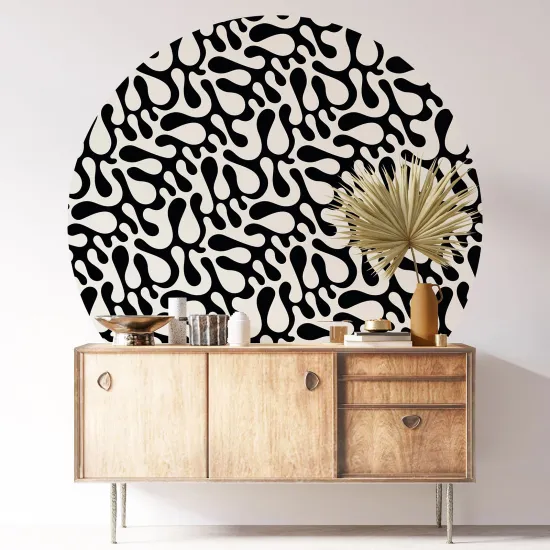 Round / Circle Wall Sticker - Abstract