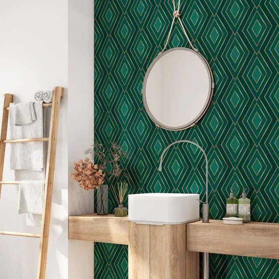 Bathroom Self Adhesive - Elegant pattern