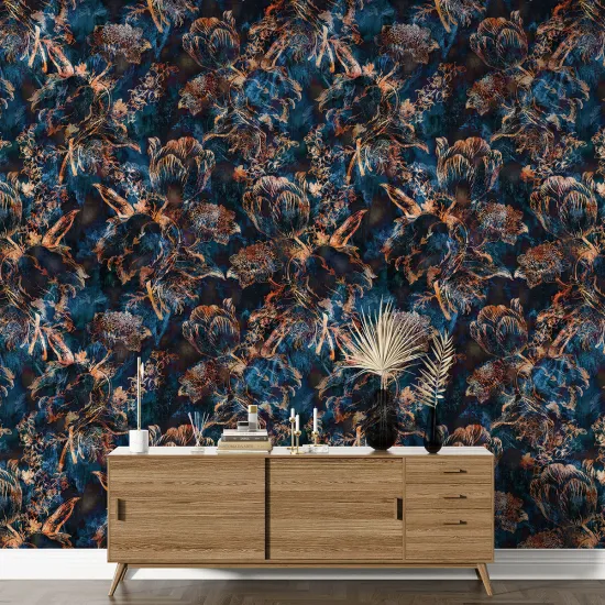 XL Wall Mural - Wallpaper - Floral pattern