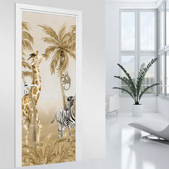 Door Sticker - Decal - Jungle