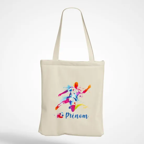 Personalized Tote Bag - Soccer player