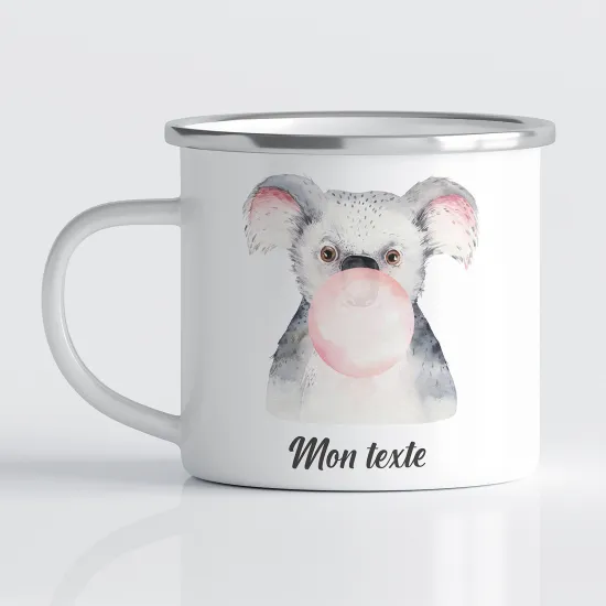 Personalized Enamel Mug for Kids - Koala