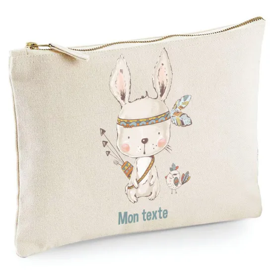 Personalized Pencil / Pouch - Indian Rabbit