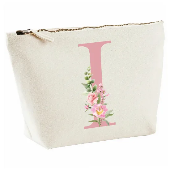 Personalized Monogram Pencil / Pouch - Letter I