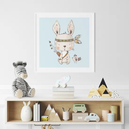 Poster for Kids - Indian Rabbit