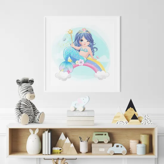 Poster for Kids - Rainbow Siren