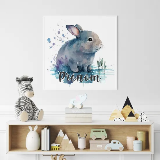 Personalized Poster for Kids - Rabbit