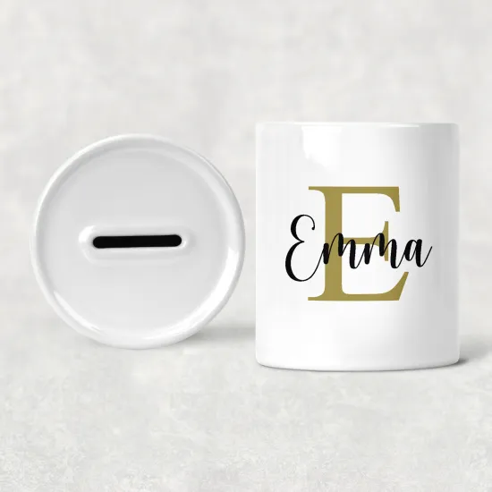 Personalized Kids / Children's Piggy Bank - First name