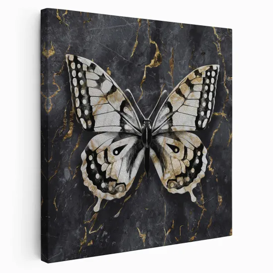 Tableau toile Carré - Papillon