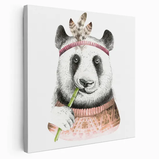 Canvas Print for Kids - Indian Panda