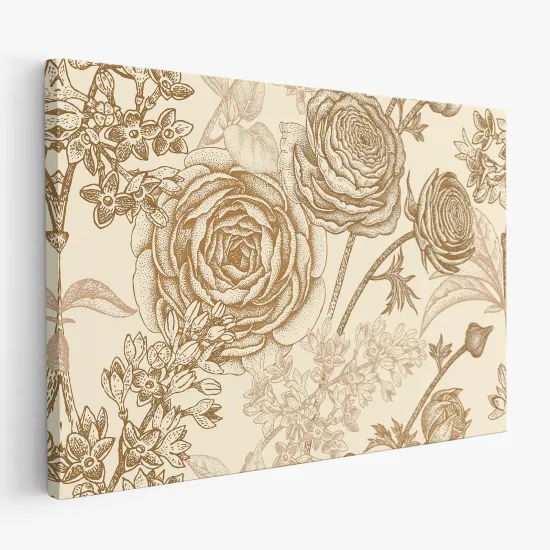 Canvas Print - Pink flowers