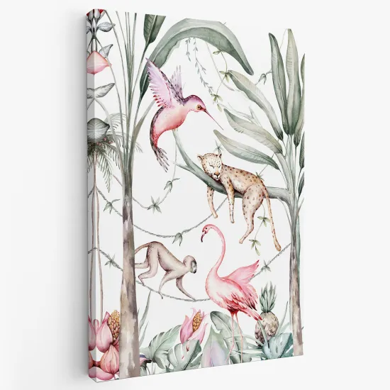 Canvas Print for Kids - Jungle Animals