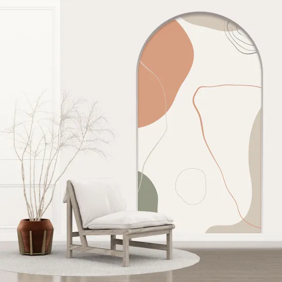 Optical Illusions Arch Wall Sticker - Modern
