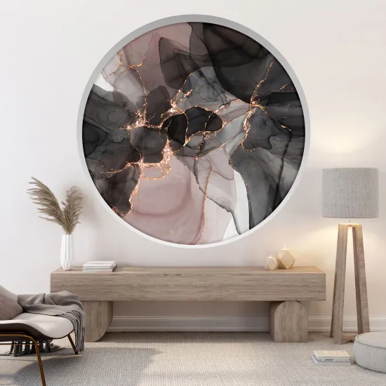 Optical Illusions Round Arch Wall Sticker - Design
