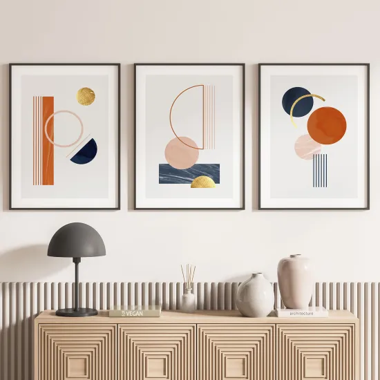 Set Of 3 Posters - Boho