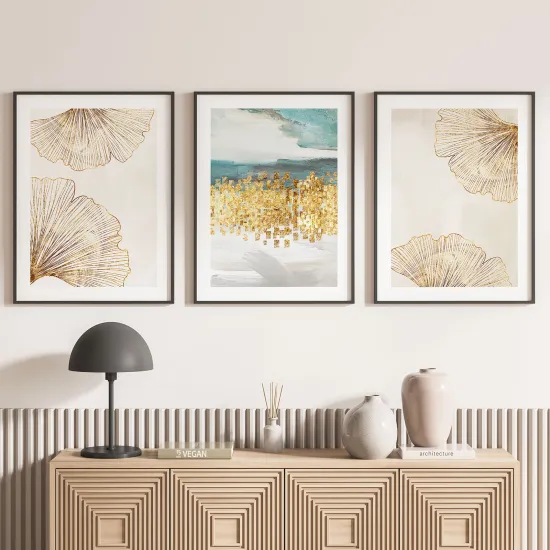 Set Of 3 Posters - Flowers