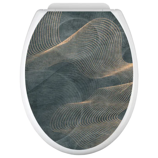 Toilet seat sticker - Design