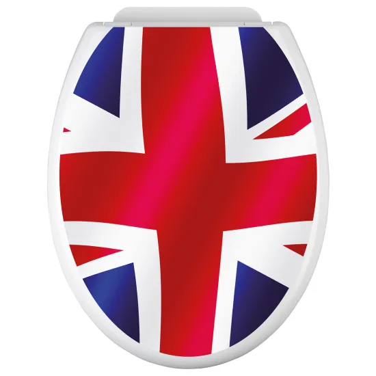 Toilet seat sticker - UK Flag