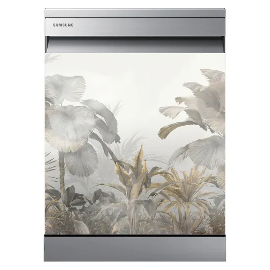 Dishwasher Sticker - Tropical forest