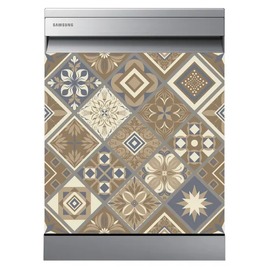 Dishwasher Sticker - Cement tiles