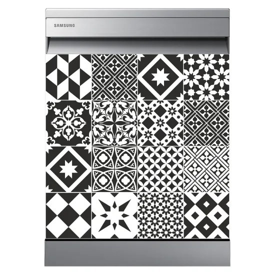 Dishwasher Sticker - Cement tiles