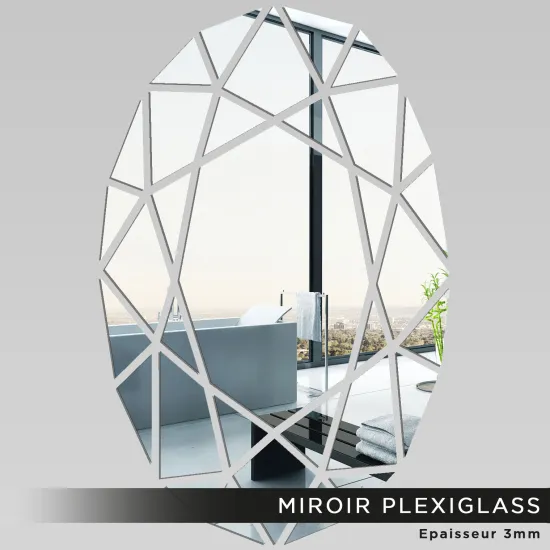 Acrylic Mirror - Oval