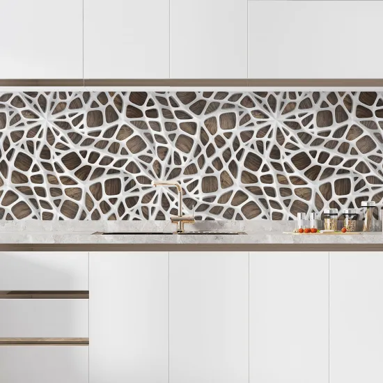 Self Adhesive Kitchen Splashback - 3D Effect Design