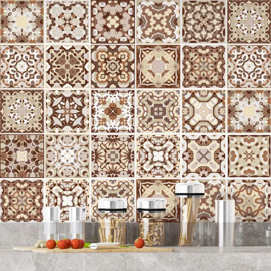 Tiles Stickers - Cement tile pattern