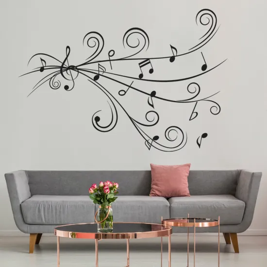 Wall Sticker - Musical staff