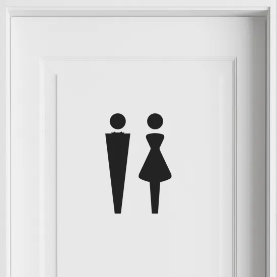 Wall Sticker - Toilets
