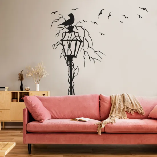 Wall Sticker - Bird Floor Lamp