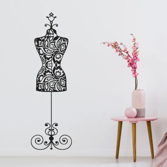 Sticker Mural - Mannequin de couture
