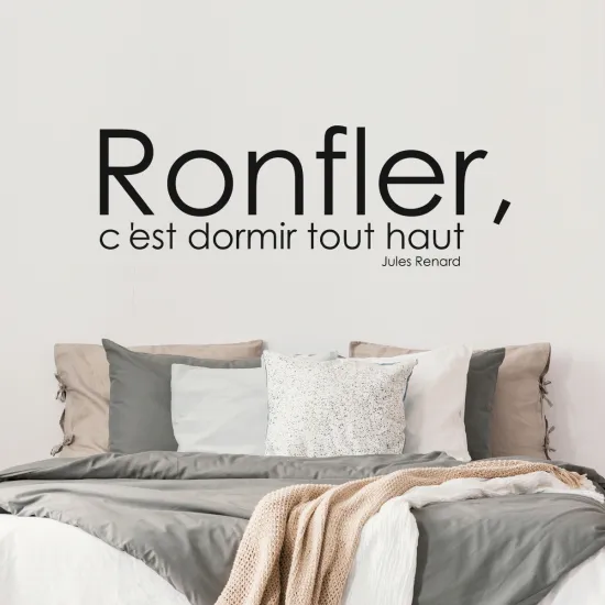 Sticker Mural - Citation Jules Renard