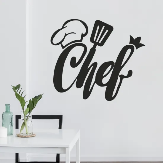Sticker Mural - Cuisine Chef