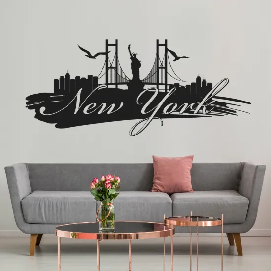 Sticker Mural - New York