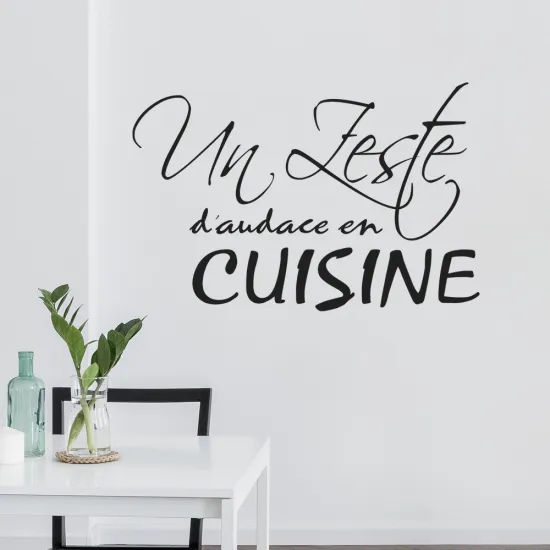 Sticker Mural - Citation Cuisine