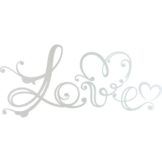 Vinilo Adhesivo Decorativo esmerilado - Amor