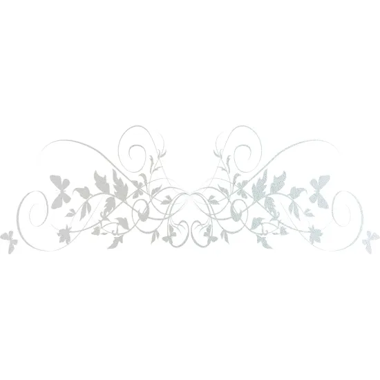 Stickers Dépoli - Tête de lit Papillons