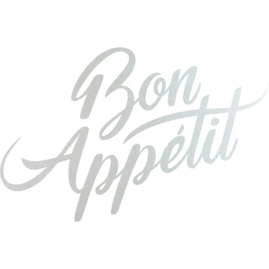 Frosted Window Glass Sticker - Enjoy your meal