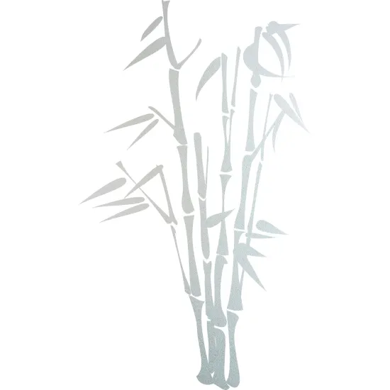 Frosted Window Glass Sticker - Bamboo