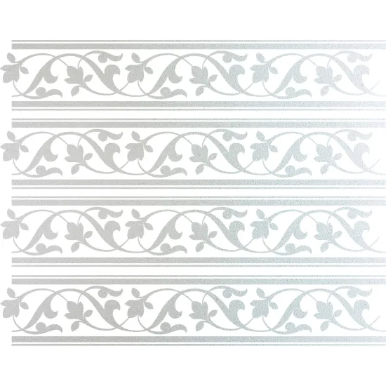 Frosted Window Glass Sticker - Frieze
