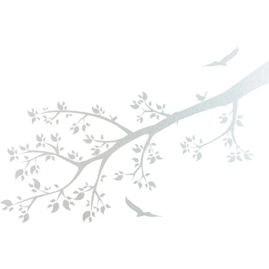 Frosted Window Glass Sticker - Branch