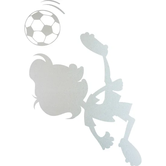 Vinilo Adhesivo Decorativo esmerilado - Futbolista