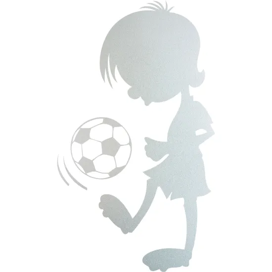 Vinilo Adhesivo Decorativo esmerilado - Futbolista