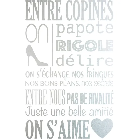 Stickers Dépoli - Citation entre Copines...