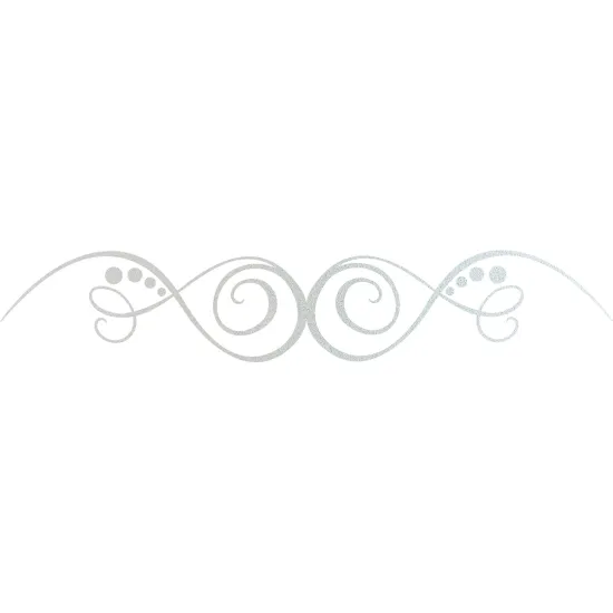Frosted Window Glass Sticker - Headboard